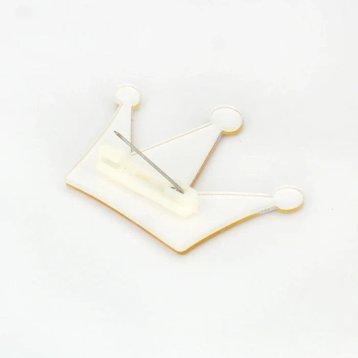 Golden Crown Brooches