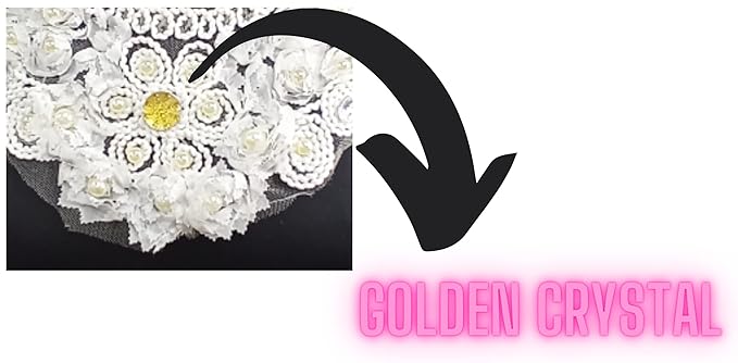 Golden Stone Center Pearl & Diamond Floral Design Neckline