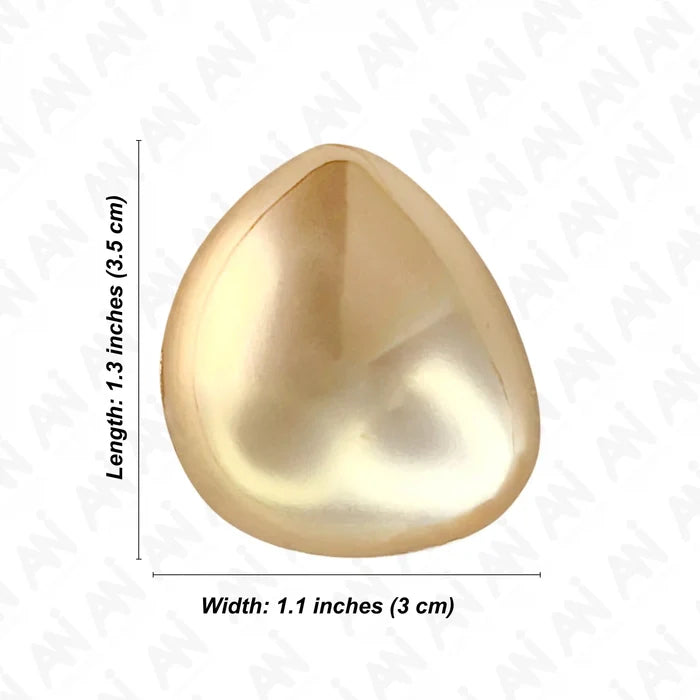 Ani Accessories Golden Tear Metal Buckle Size written in the white background.