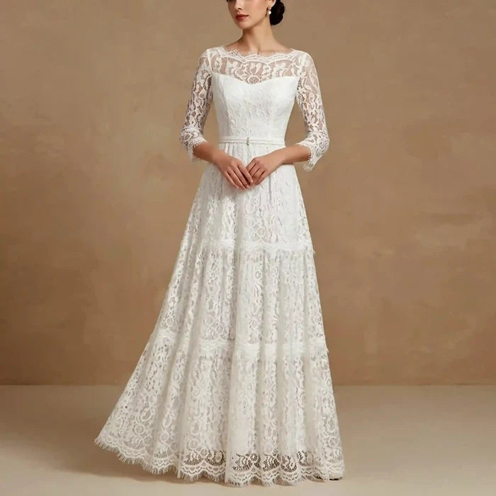 Ani Accessories floral corded lace fabric dyeable 17 inch elegant lace for bridal and designer outfits