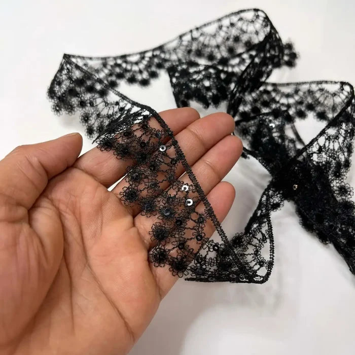 Graceful Floral Pattern Lace | Width 5cm (2 inches) 50mm | SKU-FML-18