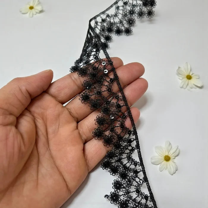 Graceful Floral Pattern Lace | Width 5cm (2 inches) 50mm | SKU-FML-18