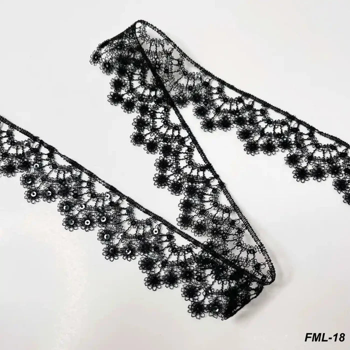 Graceful Floral Pattern Lace | Width 5cm (2 inches) 50mm | SKU-FML-18