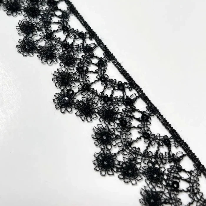 Graceful Floral Pattern Lace | Width 5cm (2 inches) 50mm | SKU-FML-18