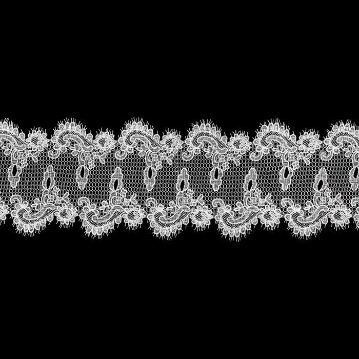 Graceful Lace with Floral Motifs | Width 21.5cm (8.5 inches) 215mm | SKU-FML-41