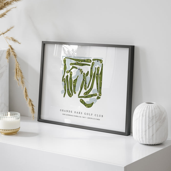 Grande Oaks Golf Club | Golf Course Map | On Table