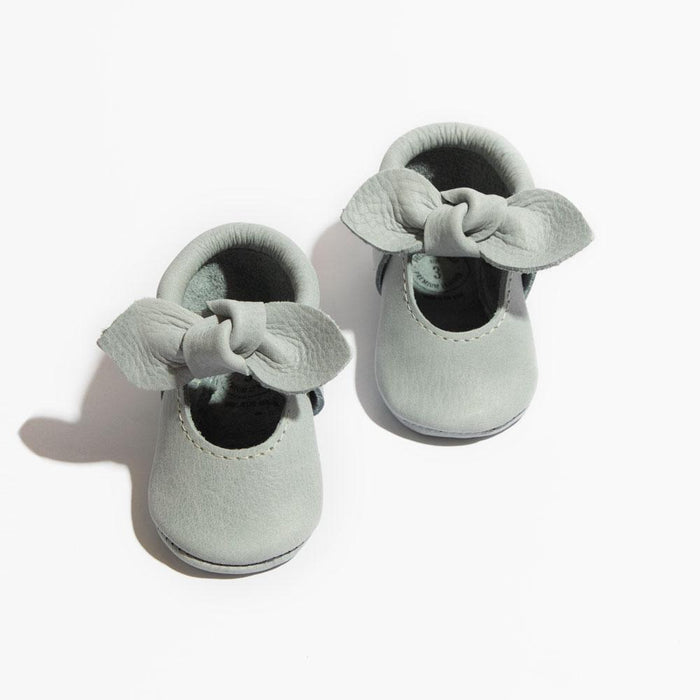Greatest Snow on Earth Knotted Bow Baby Shoe - Babies in Bloom