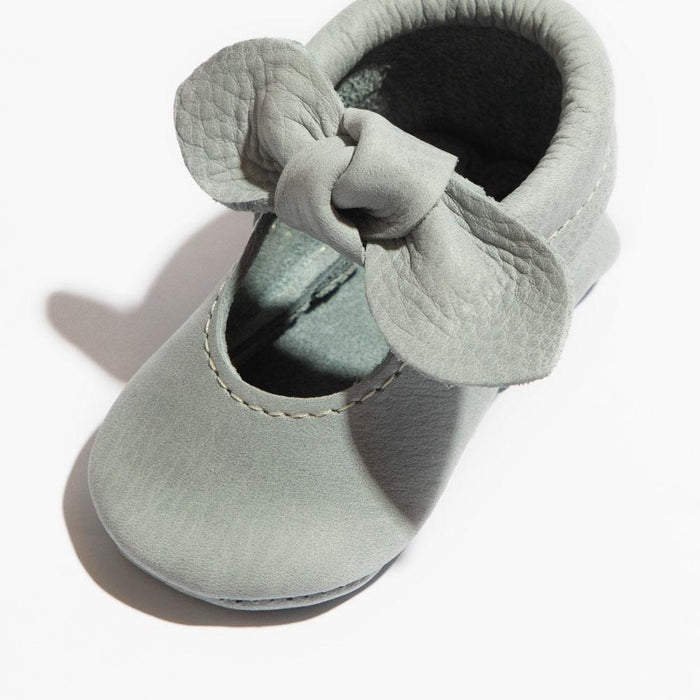 Greatest Snow on Earth Knotted Bow Baby Shoe - Babies in Bloom