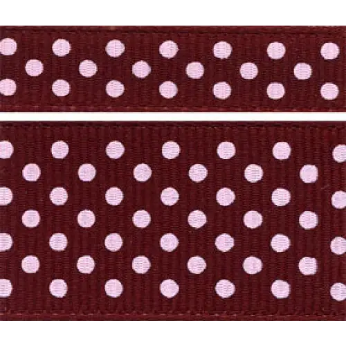 Single roll / 3/8" x 20 yd / Brown/Pink
