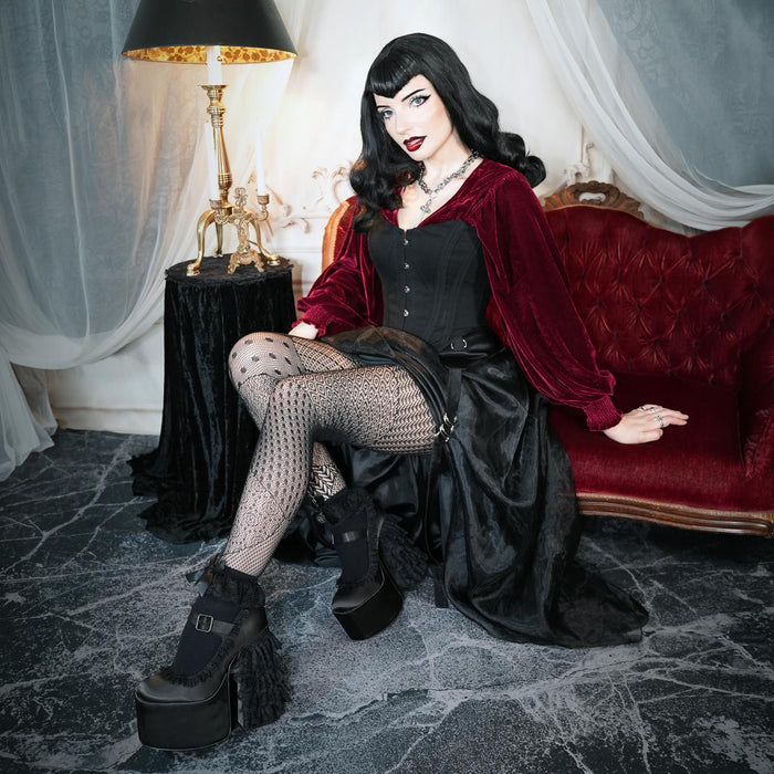 Halloween Tights - In Pieces - Black