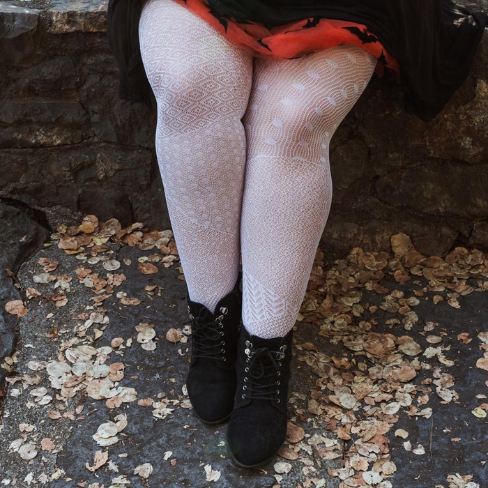 Halloween Tights - In Pieces - Snowball