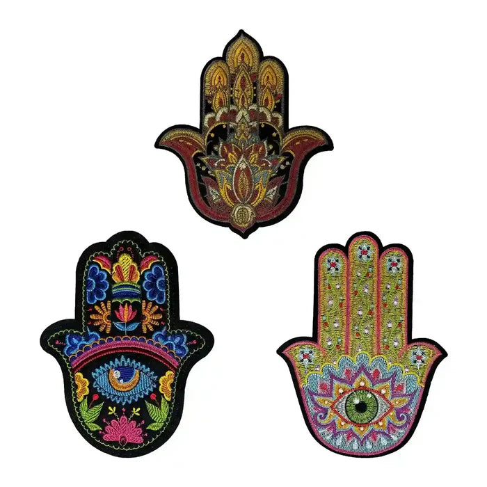 Hand Inspire Eye Sew Hot-Fix Patch