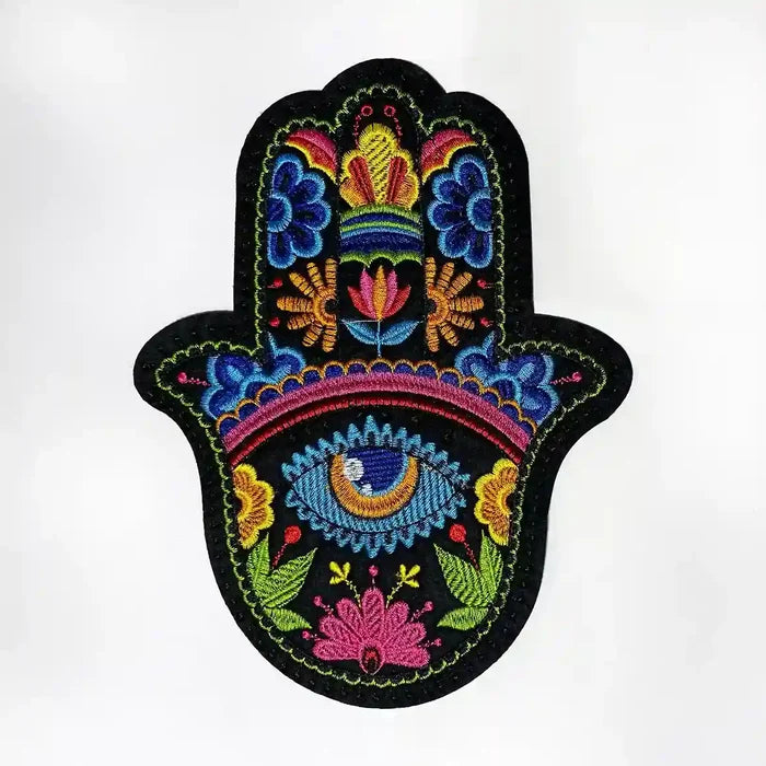 Hand Inspire Eye Sew Hot-Fix Patch