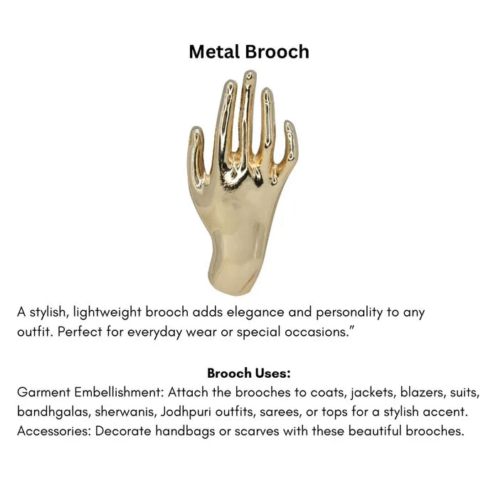 Hand Style Brooch