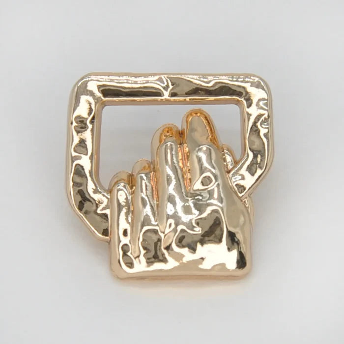 Hand Style Golden Metal Buttons | 20mm(32L)