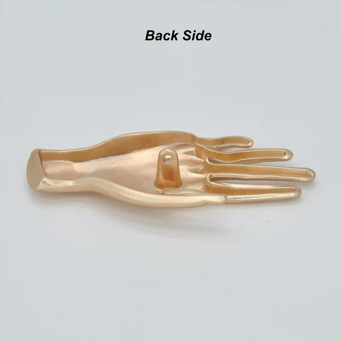 Hand Style Novelty Metal Buttons | 52mm & 66mm