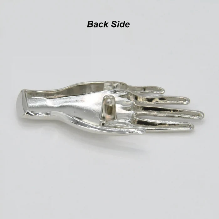Hand Style Novelty Metal Buttons | 52mm & 66mm