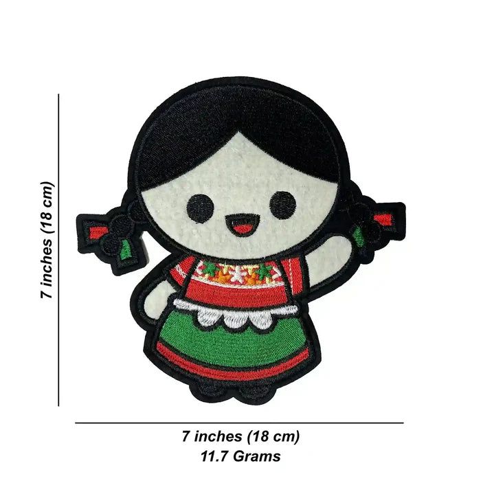 Handcrafted Heritage Maria Icon Hot-Fix Patch