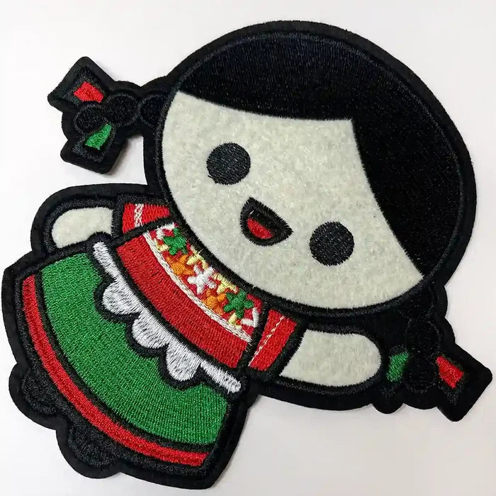 Handcrafted Heritage Maria Icon Hot-Fix Patch