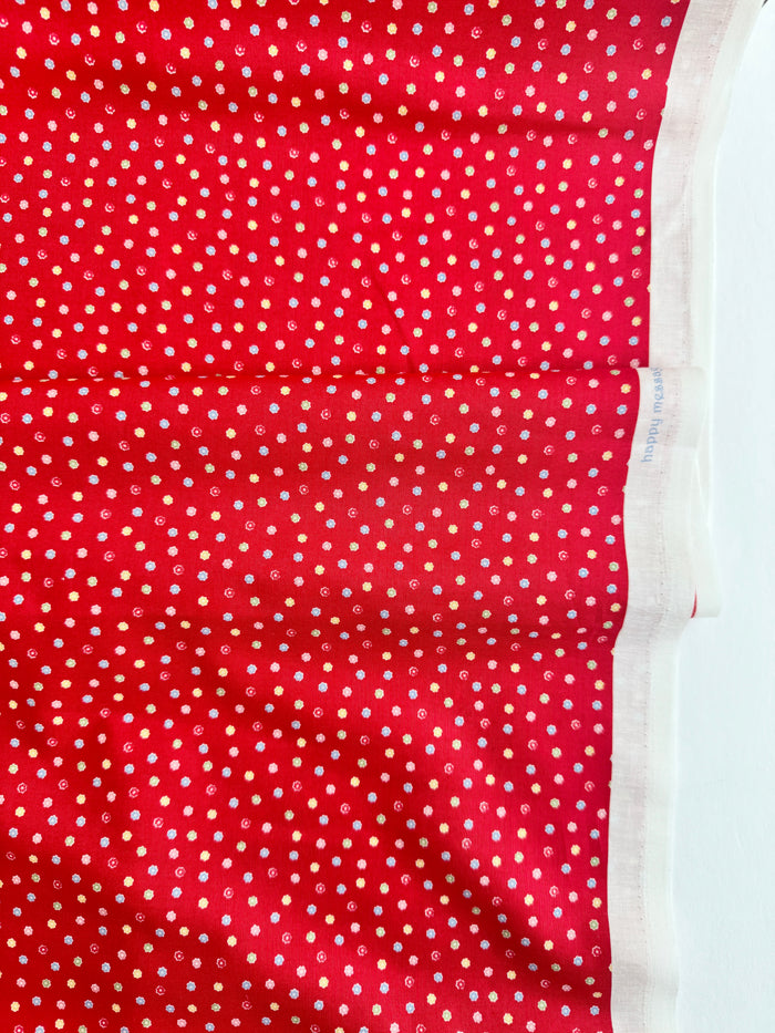 Happy Message 30's - Flower Dot - Red - Atsuko Matsuyama - Sojitsu