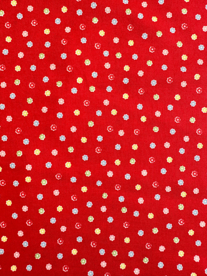 Happy Message 30's - Flower Dot - Red - Atsuko Matsuyama - Sojitsu