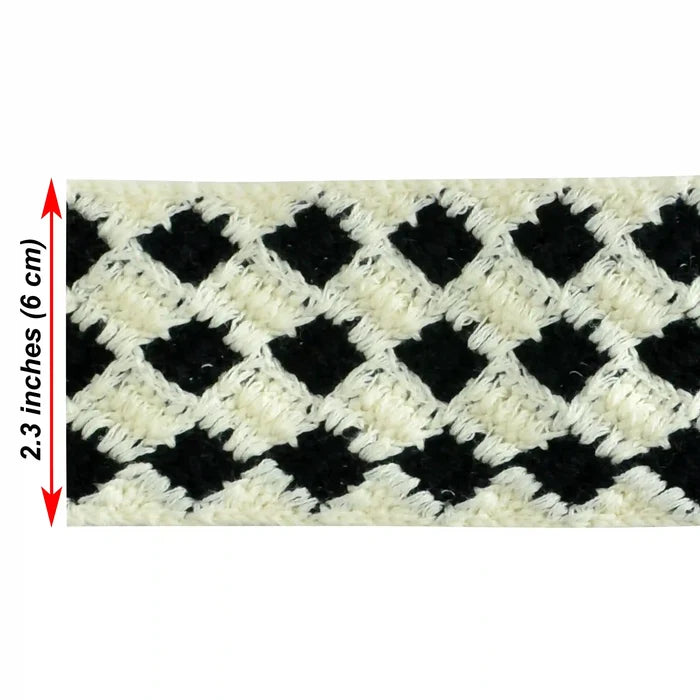 Harlequin Crochet Lace Trim | 2 Meters