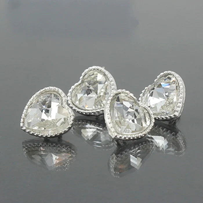 Heart Shape Shank Buttons | 17mm(27L)