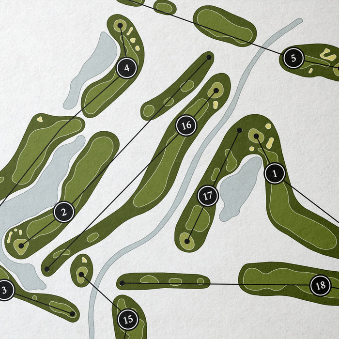 Heatherwoode Golf Club | Golf Course Map | Close Up