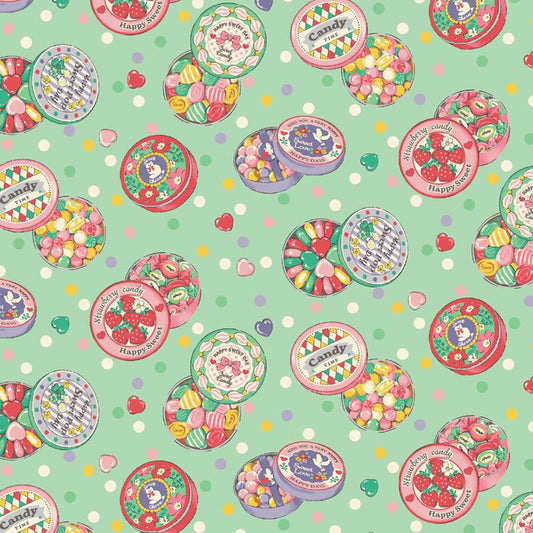 Hello Again 3 - Candy Dots - Mint/Green - Quilt Gate