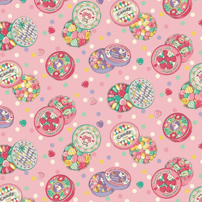 Hello Again 3 - Candy Dots - Pink - Quilt Gate