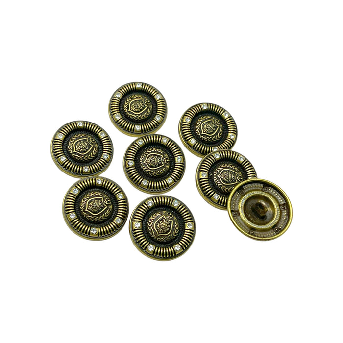 Antique gold / 23mm(36L) / 50 Buttons