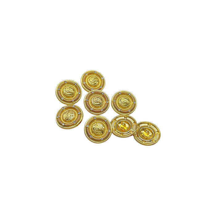 Gold / 15mm(24L) / 50 Buttons