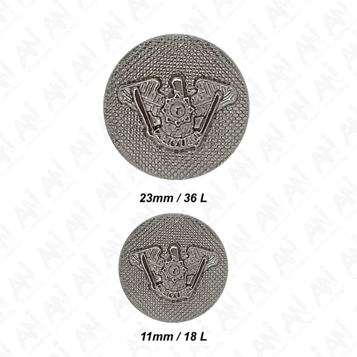 Ani accessories button sizes