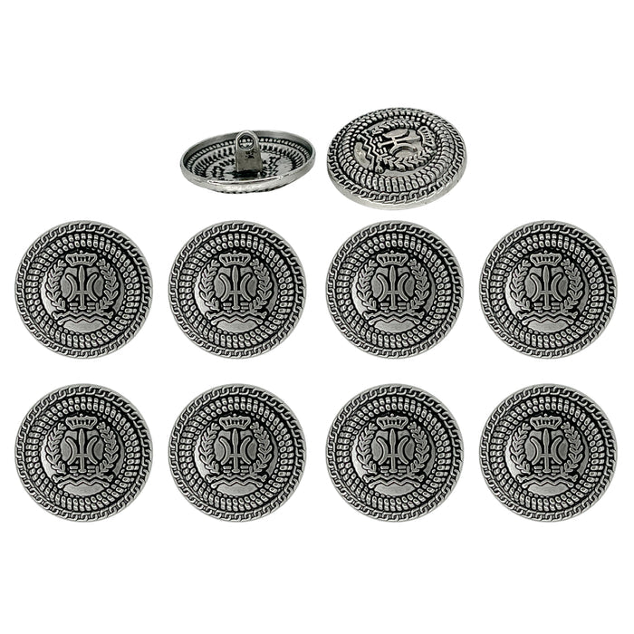 Set of 8 big-size shank buttons by Ani Accessories, perfect for adding a bold touch to garments and accessories