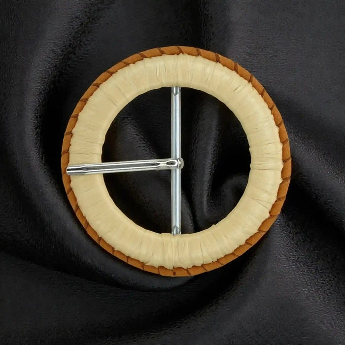 Ani Accessories heritage brown ring beige buckle classic round buckle for belts bags DIY fashion craft accessory