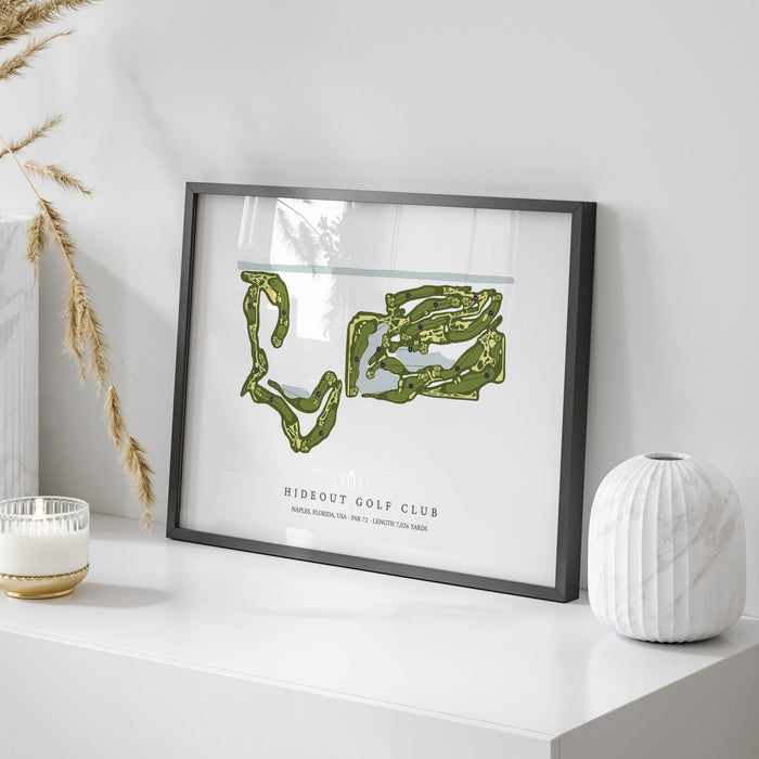 Hideout Golf Club | Golf Course Map | On Table