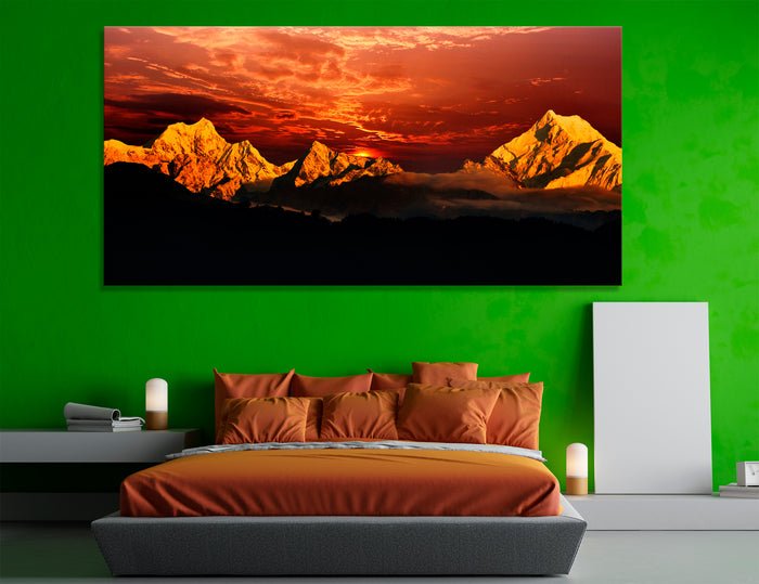 Himalayas Canvas Print #7239