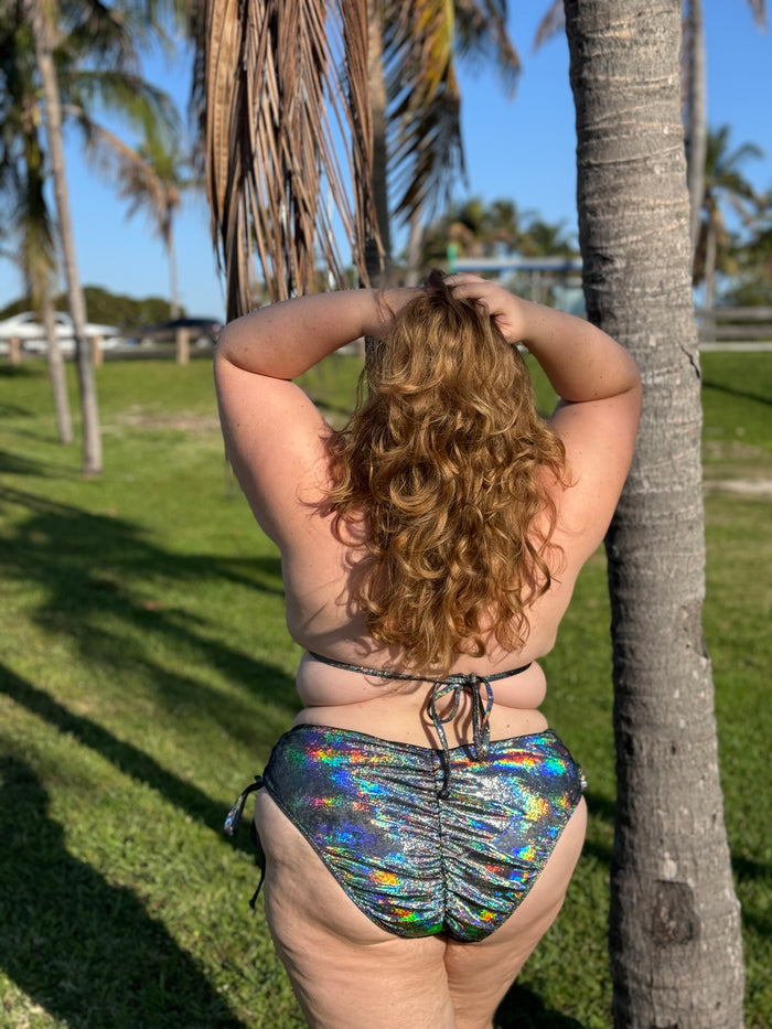 Hologram Side Tie Bikini Bottom