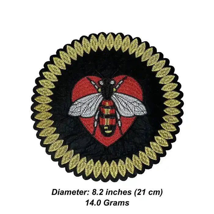 Honey Bee Multicolor Hot-Fix Patch