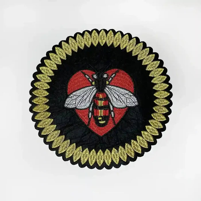 Honey Bee Multicolor Hot-Fix Patch