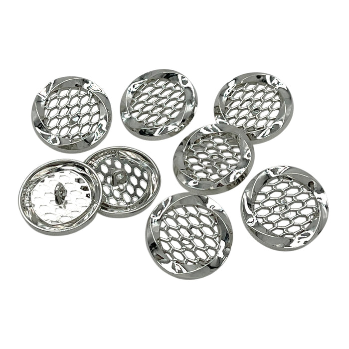 Silver / 23mm(36L) / 50 Buttons