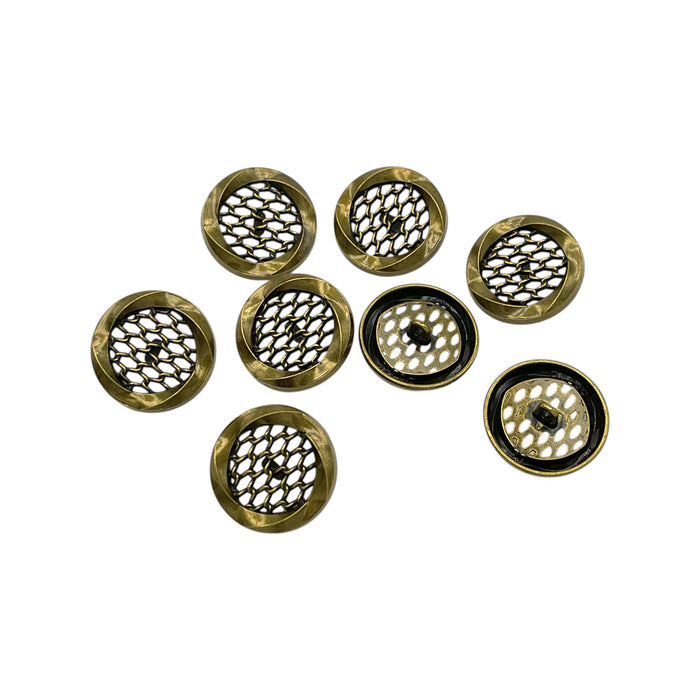 Antique gold / 18mm(28L) / 50 Buttons
