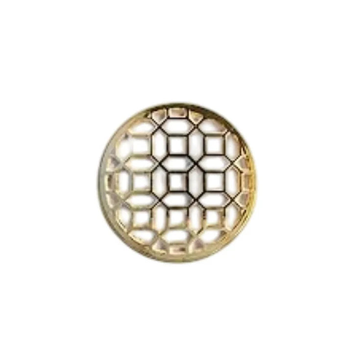 Gold White / 8(Big Buttons) / 21mm(34L)