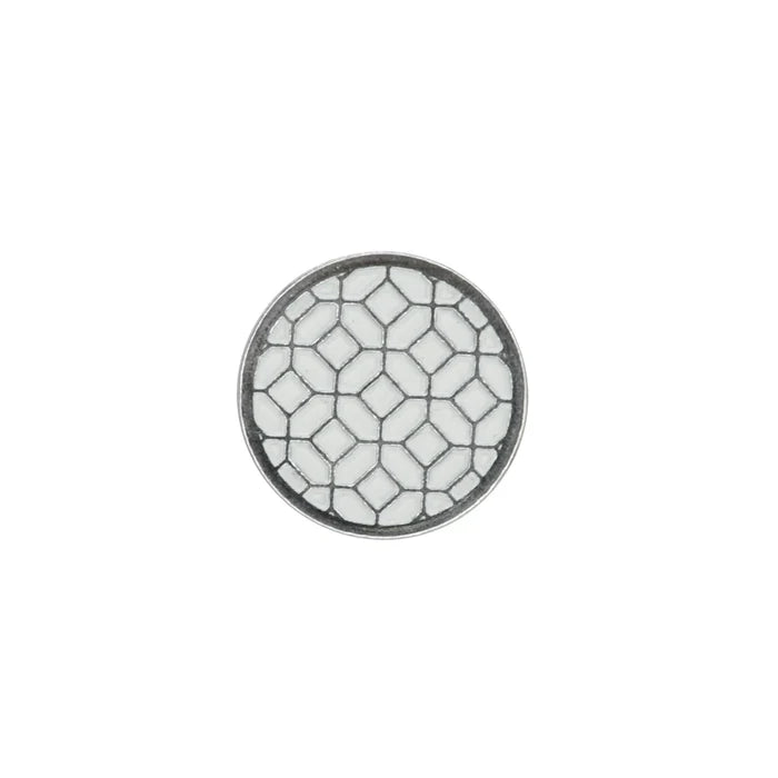 White / 8(Small Buttons) / 18mm(28L)