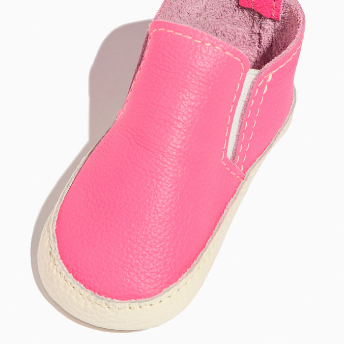 Hot Pink Slip On Baby Shoe - Babies in Bloom