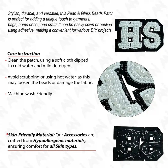 HS Pearl Beads Patch