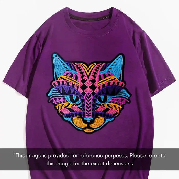 Huichol Inspired Kitty Patch