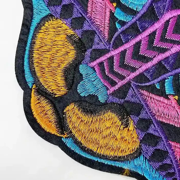 Huichol Inspired Kitty Patch