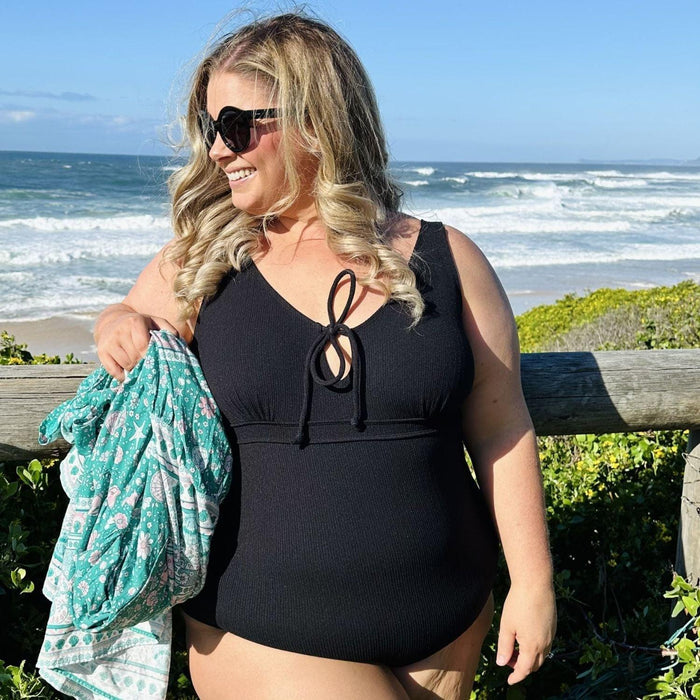 I'll Be Right Here Swimsuit - Black - Snag