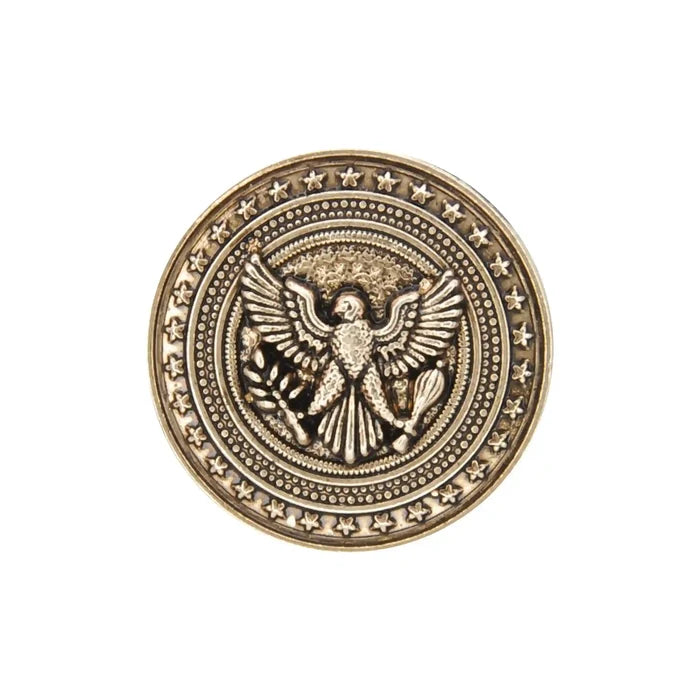 Imperial Eagle Wing Metal Buttons | 18mm(28L) & 23mm(36L)